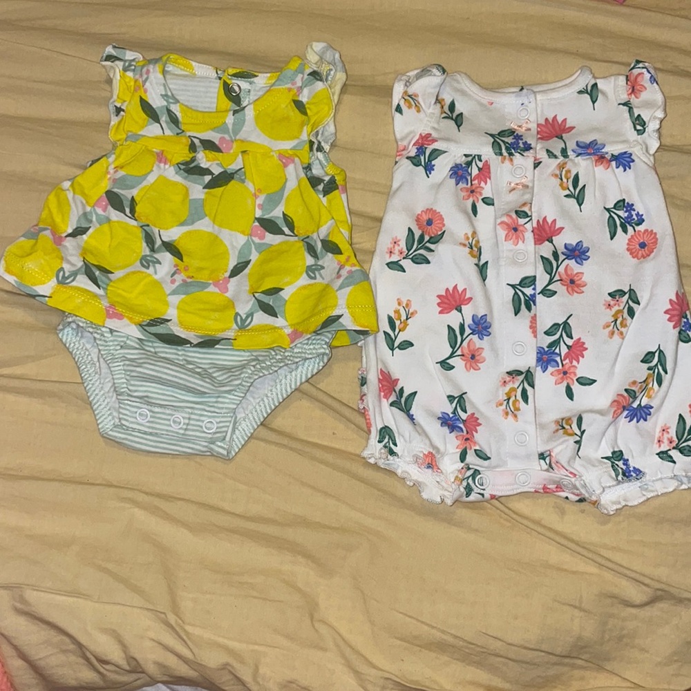 Two outfits together